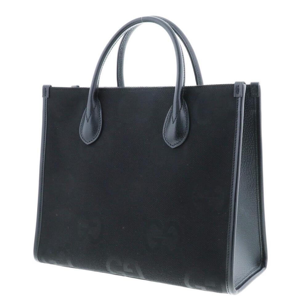 Gucci GG Jumbo Bag Black issima Tote